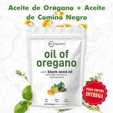 Aceite de Orégano Vivauna con Aceite de Semilla Negra