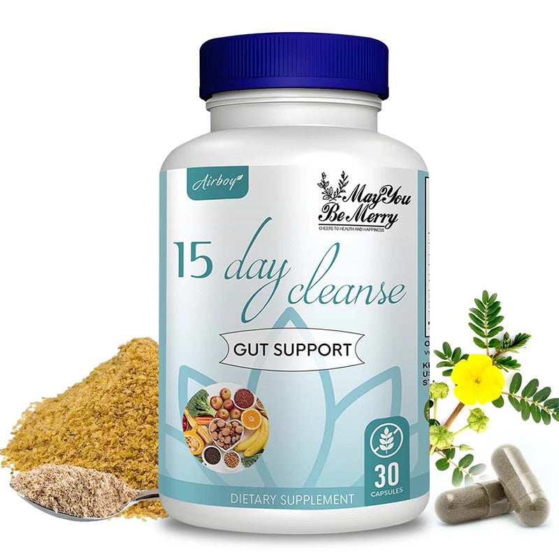 Vivauna Limpieza de 15 Días – Apoyo Intestinal y de Colon – Avanzado Detox Intestinal para Mujeres y Hombres con Sen, Cáscara Sagrada y Psyllium – No GMO – Hecho en EE.UU. – 30 Cápsulas