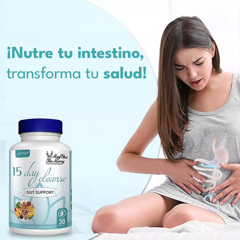 Vivauna Limpieza de 15 Días – Apoyo Intestinal y de Colon – Avanzado Detox Intestinal para Mujeres y Hombres con Sen, Cáscara Sagrada y Psyllium – No GMO – Hecho en EE.UU. – 30 Cápsulas