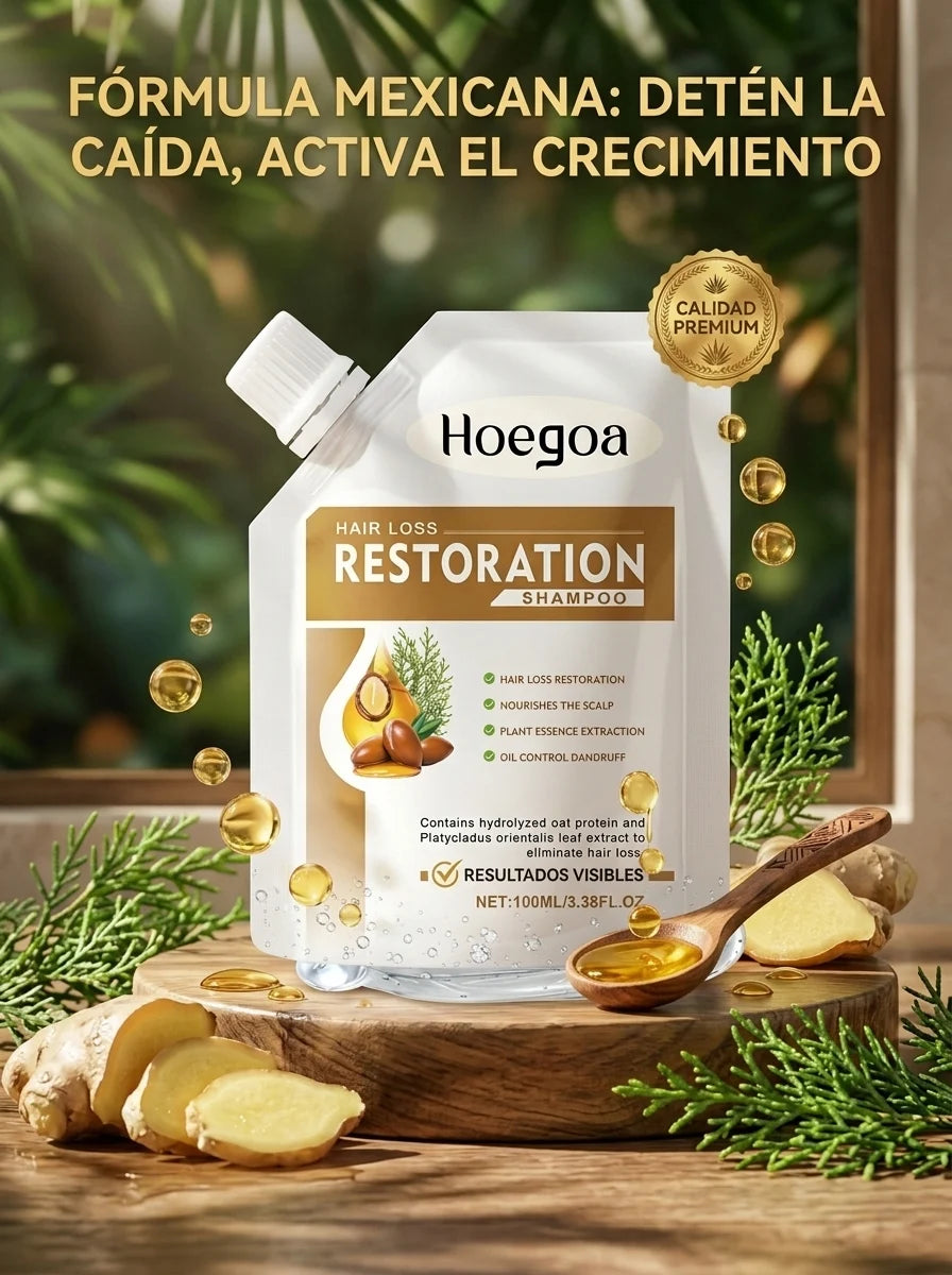 Champú Anticaída Suave de Hierbas Naturales con Jengibre(SK021)
